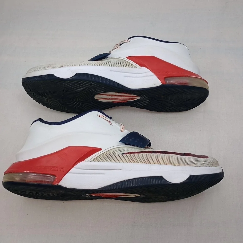 Nike KD 7 USA/Olympic 653996-146 Red‎ White Blue USA Shoe Men's Size 10